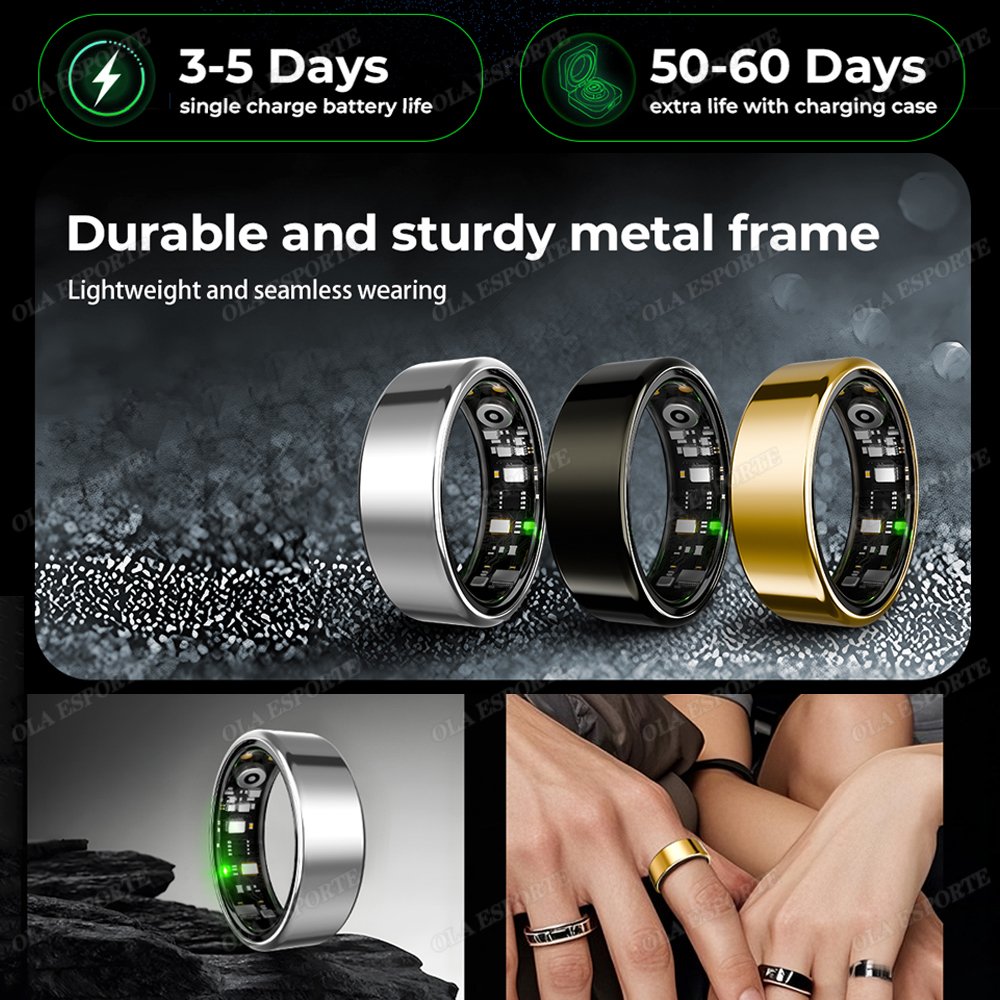 New R09 Smart Ring Men Women w - đánh giá và giá Temperature Ring Skin