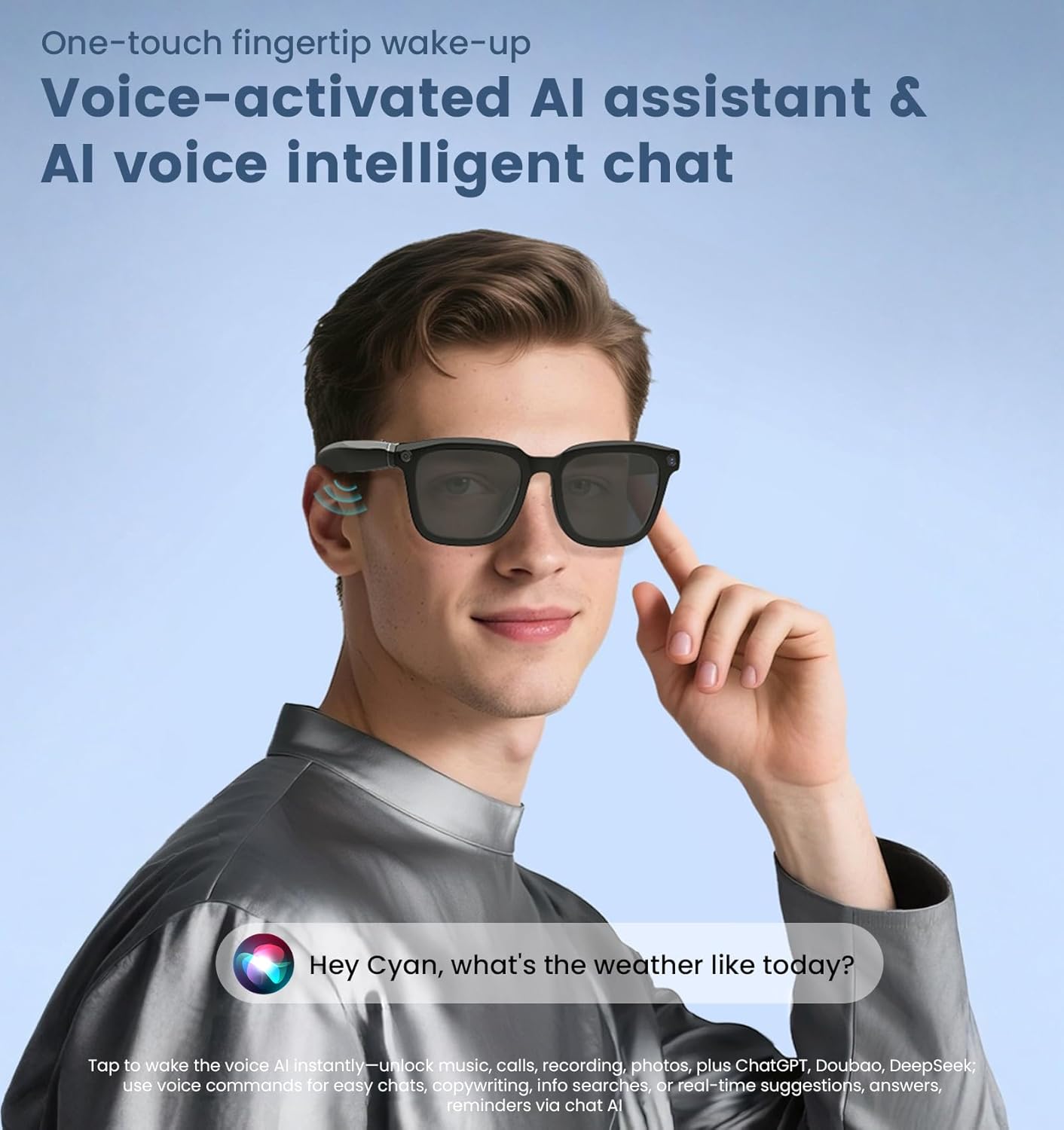 AI Smart Camera Glasses 1080P  - đánh giá và giá Smart Glasses Lens