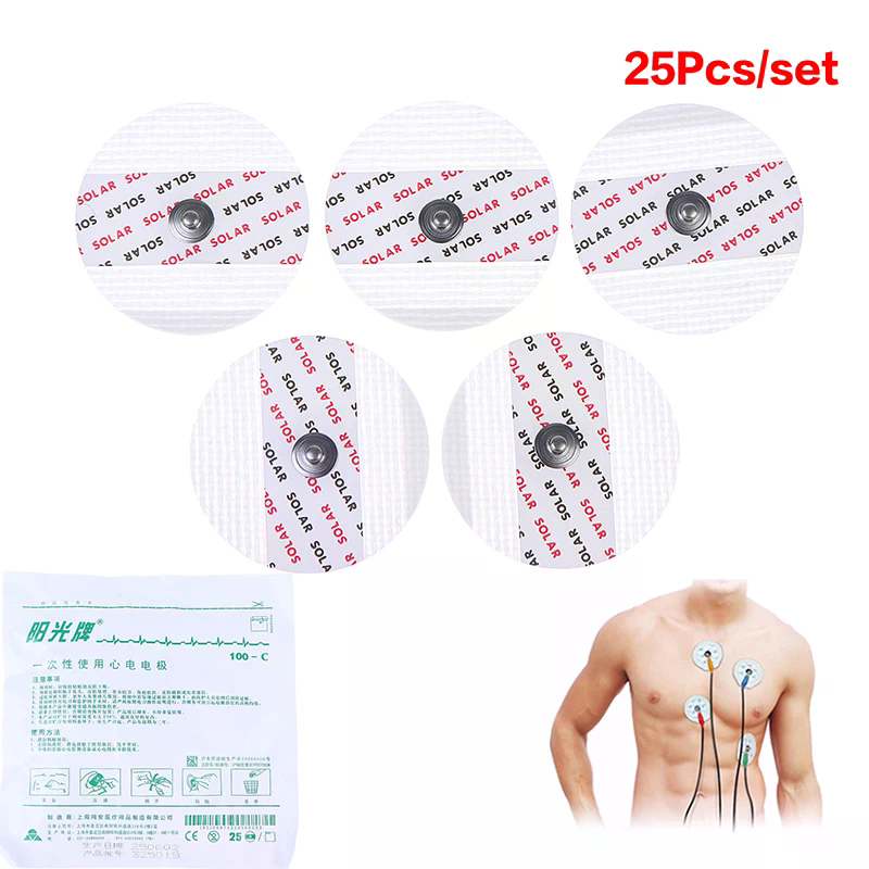 25/50PCS/Bag Electrode Patch M - đánh giá và giá Ecg Patch Monitor