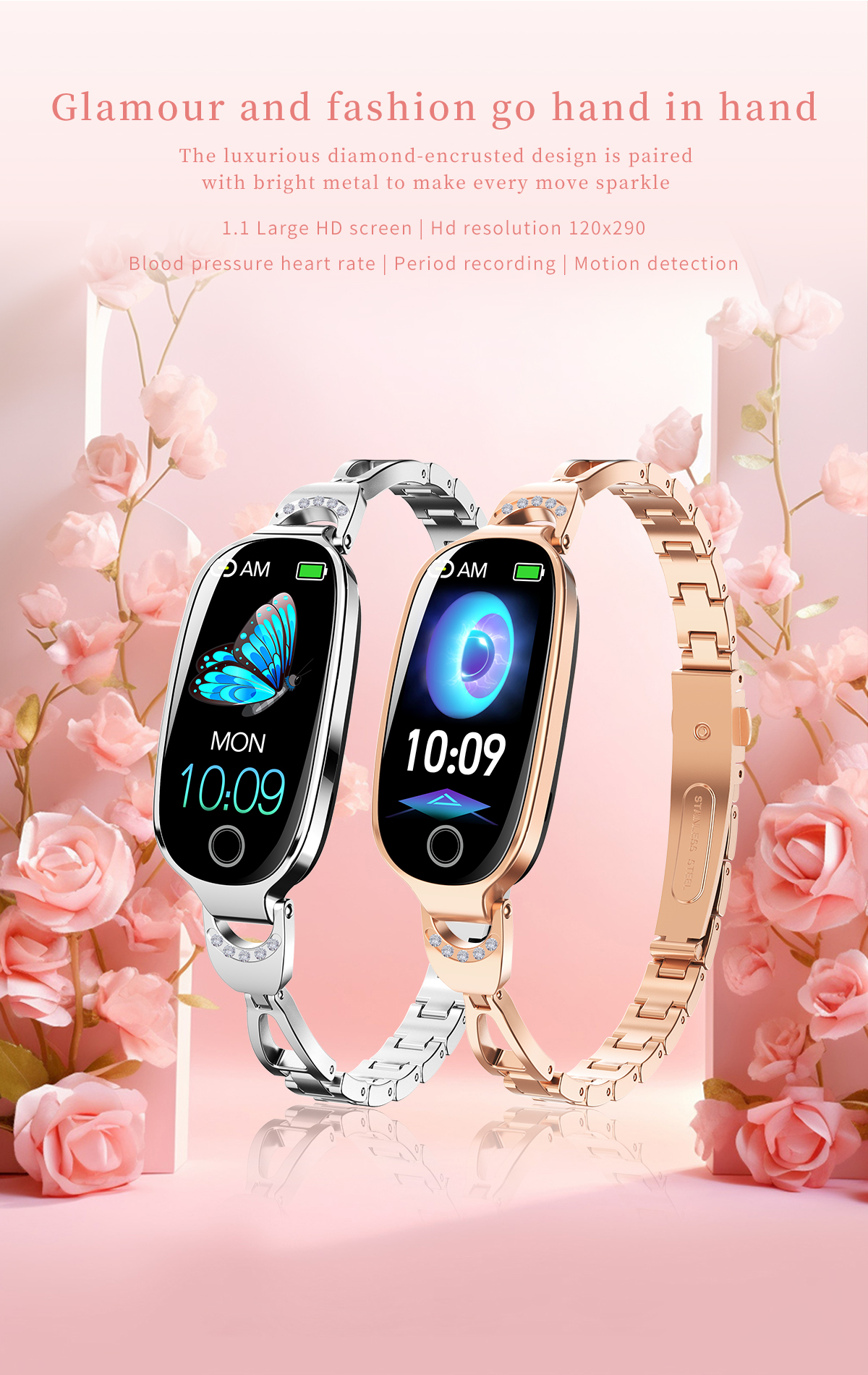 F81 Girl Heart Rate Waterproof - đánh giá và giá Breath Rate Monitor