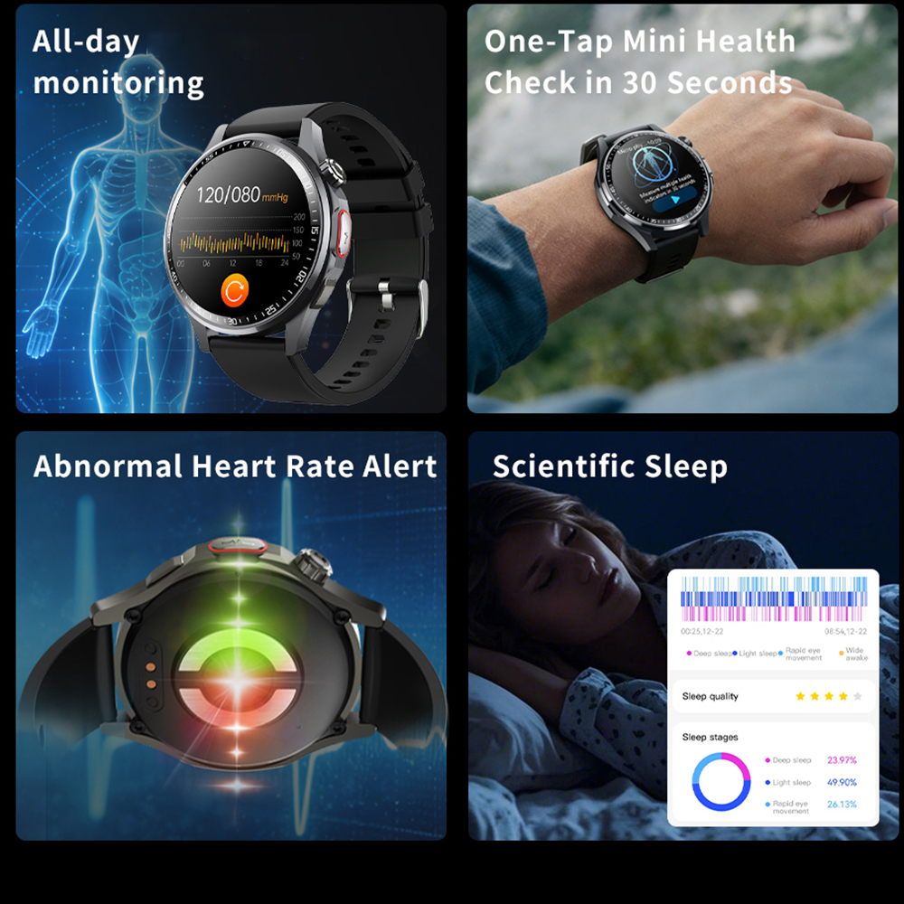 Men Smart Watch Ultra HD Scree - đánh giá và giá Fall Detection Watch