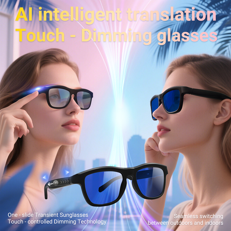Bluetooth Touch-Dimming Glasse - đánh giá và giá Smart Glasses Lens