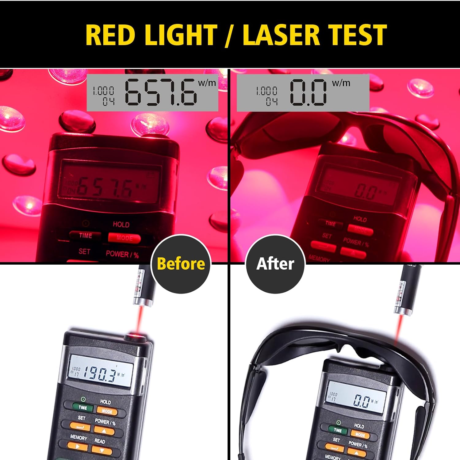 Red Light Therapy Glasses, Eye - đánh giá và giá Light Therapy Glasses