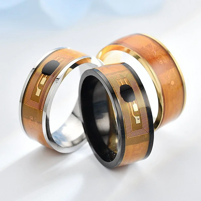 Luxury NFC Stainless Steel Pho - đánh giá và giá Smart Ring Nfc Pay