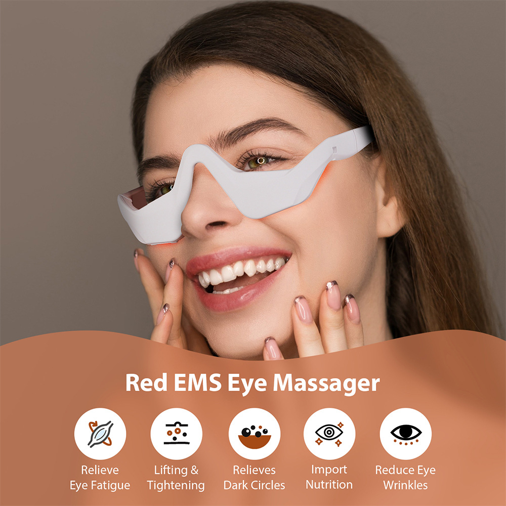 Eye Massager Under Eye Red Lig - đánh giá và giá Light Therapy Glasses