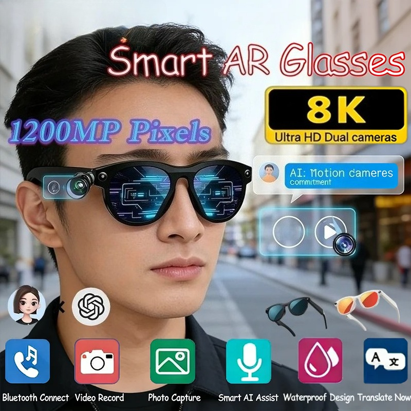 8KHD Smart AI Glasses Color Ch - đánh giá và giá Smart Glasses Lens