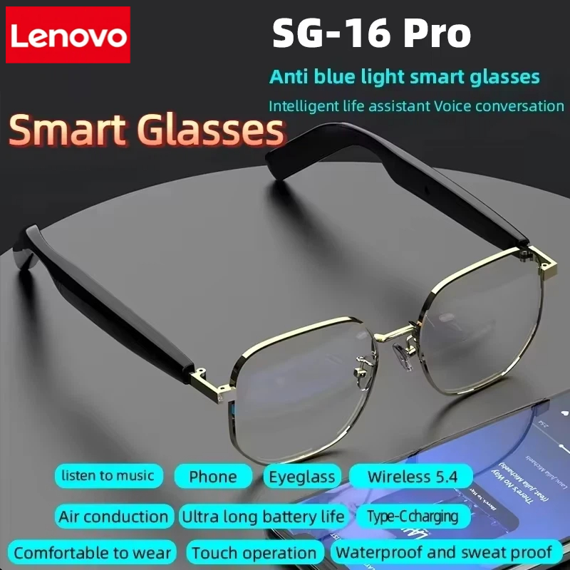 Lenovo New SG-16 Pro Smart Aud - đánh giá và giá Smart Glasses Lens