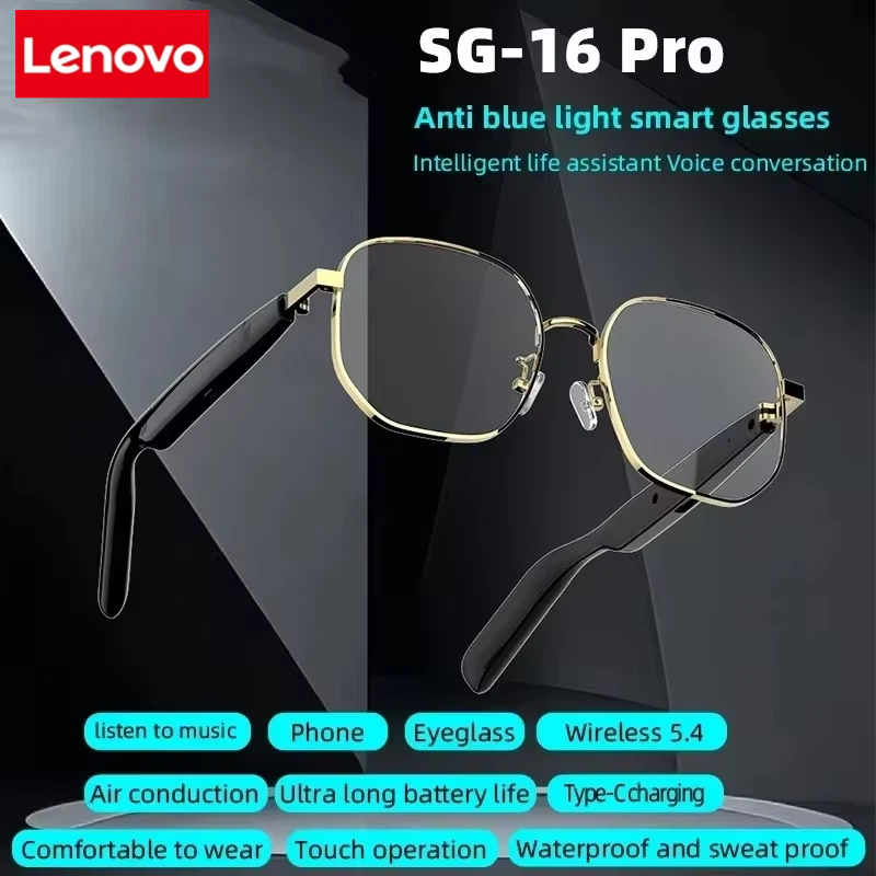 Lenovo New SG-16 Pro Smart Aud - đánh giá và giá Smart Glasses Lens