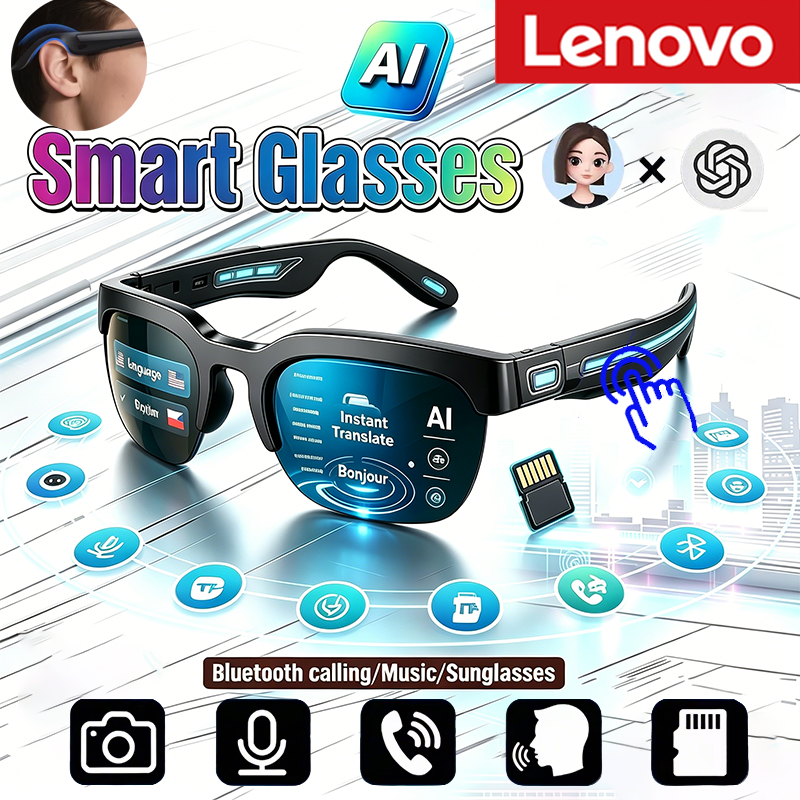 Lenovo HOT BT Audio Bone-Condu - đánh giá và giá Smart Glasses Lens