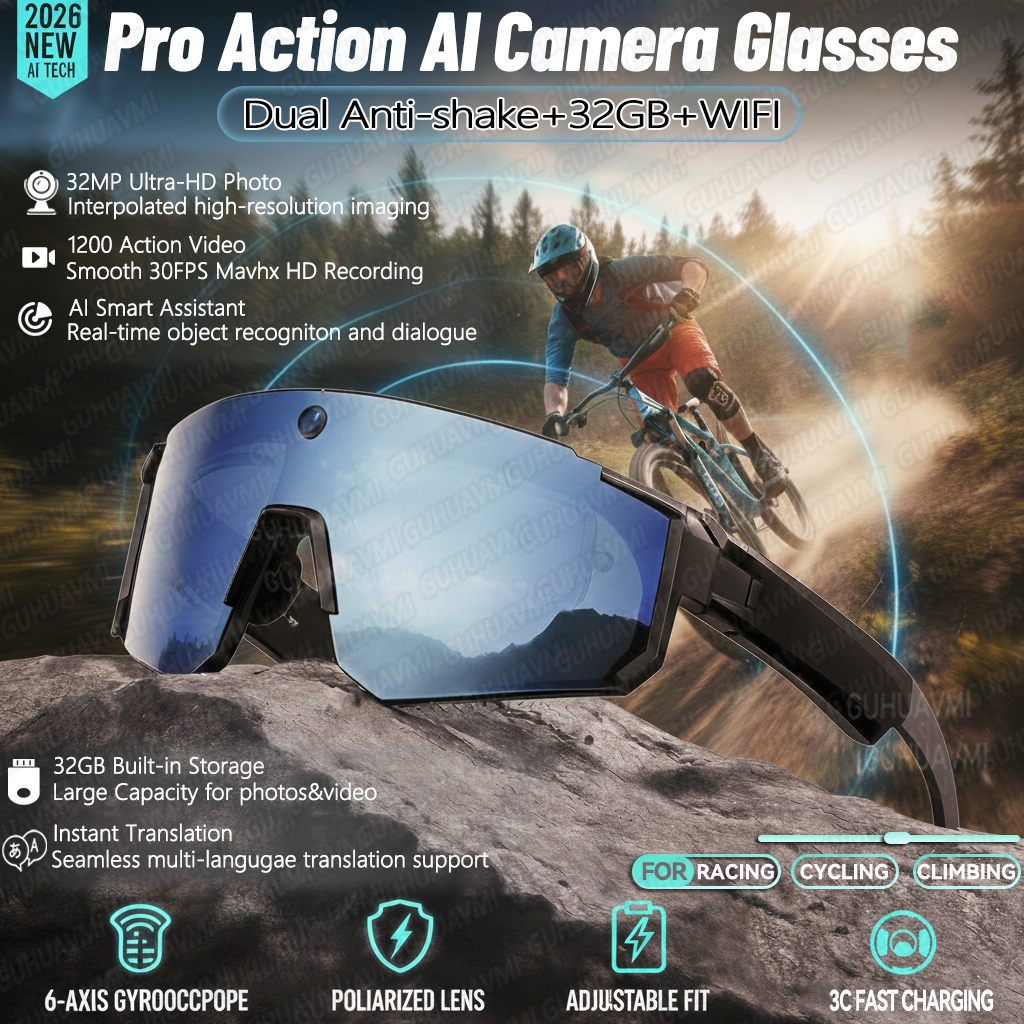 New AI smart shooting&recordin - đánh giá và giá Smart Glasses Lens