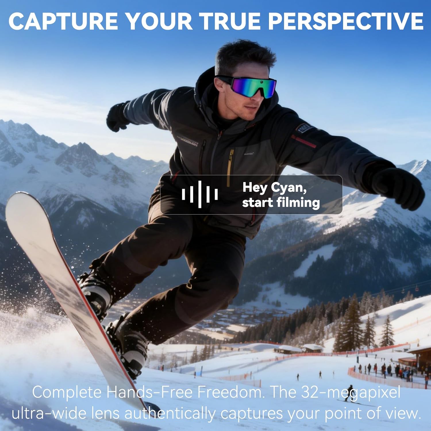 New AI smart shooting&recordin - đánh giá và giá Smart Glasses Lens
