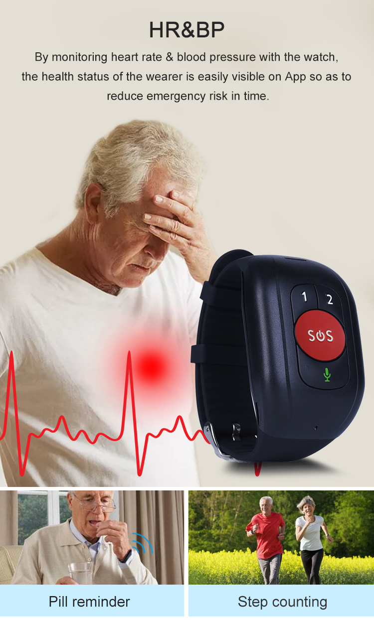 4G Smart GPS Tracker Watch for - đánh giá và giá Fall Detection Watch