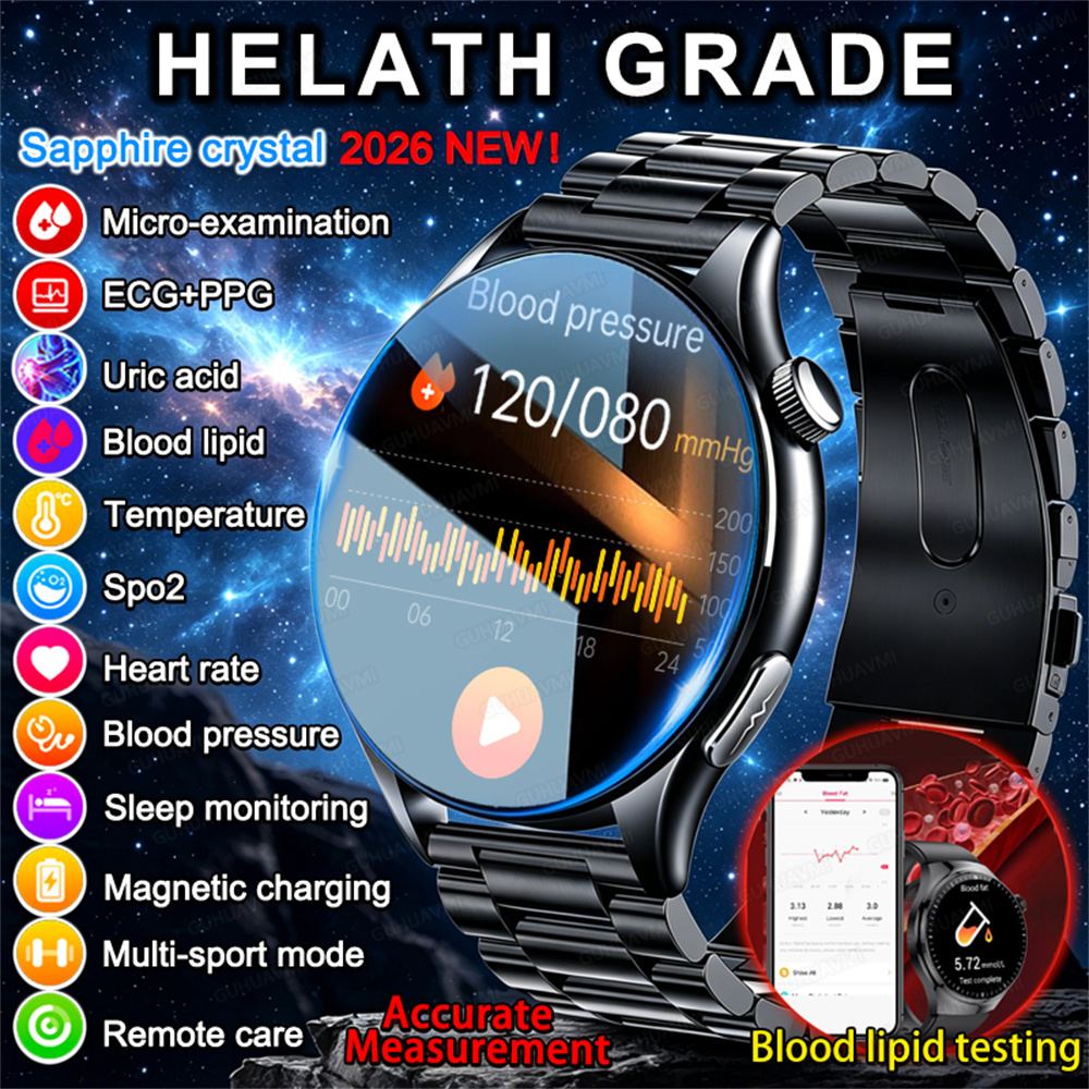 Smart Watch 2026 New Blood oxy - đánh giá và giá Fatigue Band Monitor