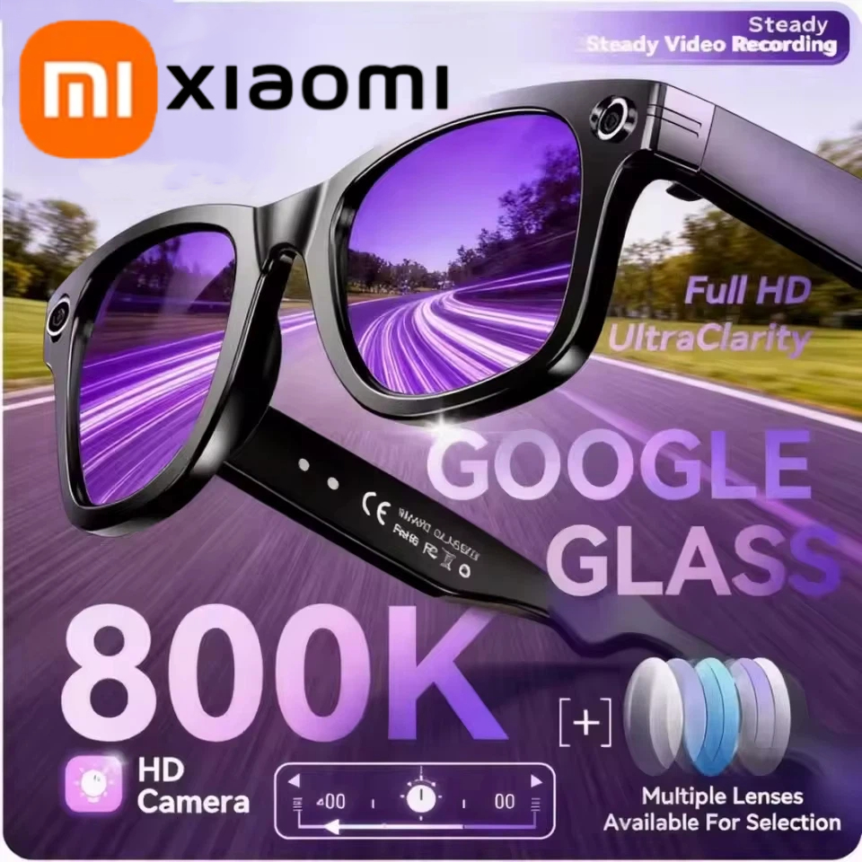 Xiaomi 800W Camera AI Glasses  - đánh giá và giá Smart Glasses Lens