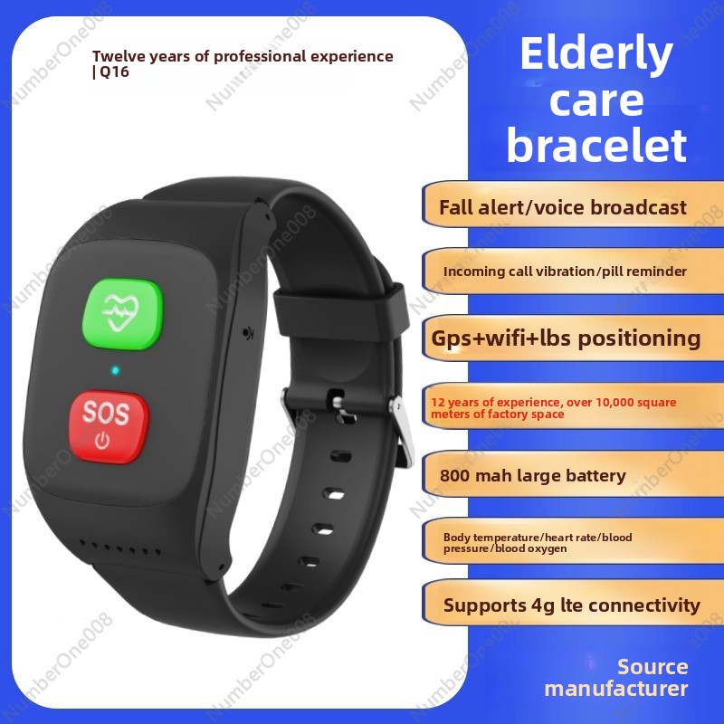 4G Smart Watch for Elderly, GP - đánh giá và giá Fall Detection Watch