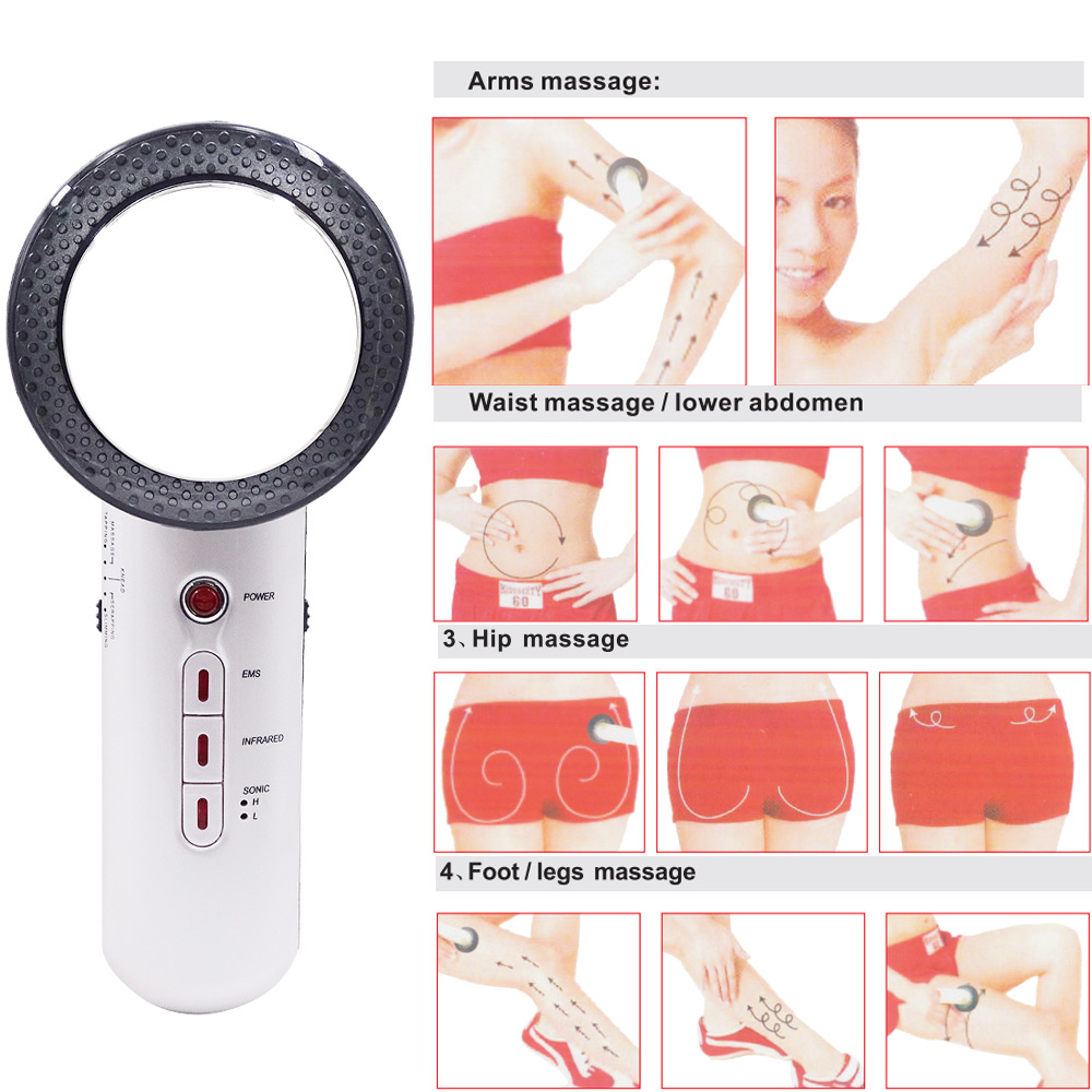 3 in 1 ems Ultrasound Cavitati - đánh giá và giá Galvanic Skin Sensor