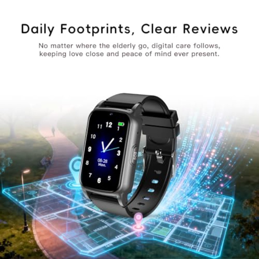 Smart Watch for Seniors with F - đánh giá và giá Fall Detection Watch