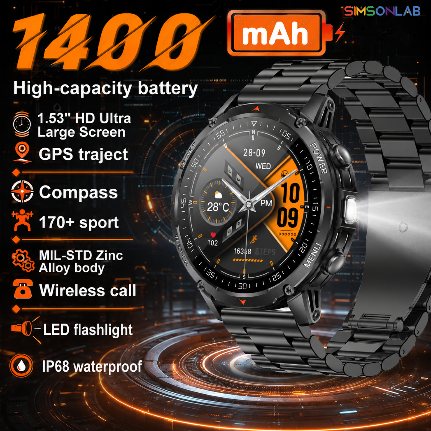 2026 New 1400mAh Military GPS  - đánh giá và giá Smart Insole Pressure