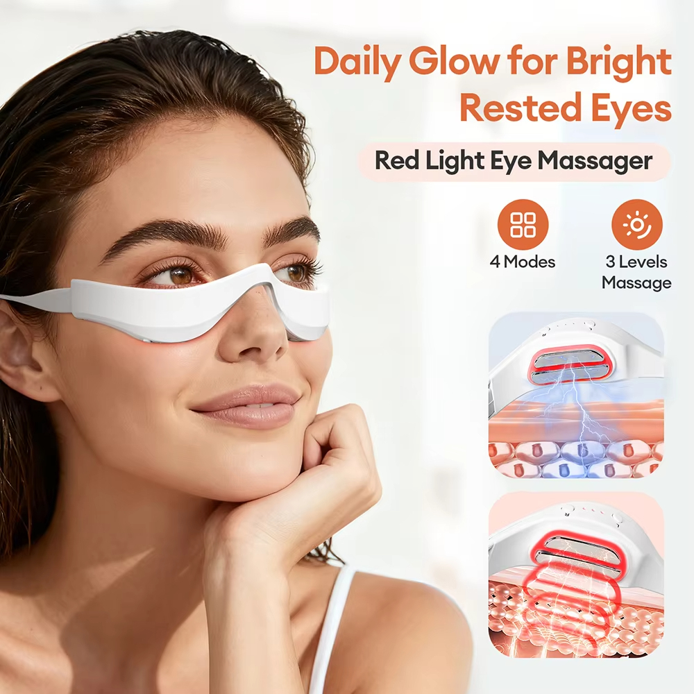Electric Eye Massager Glasses  - đánh giá và giá Light Therapy Glasses
