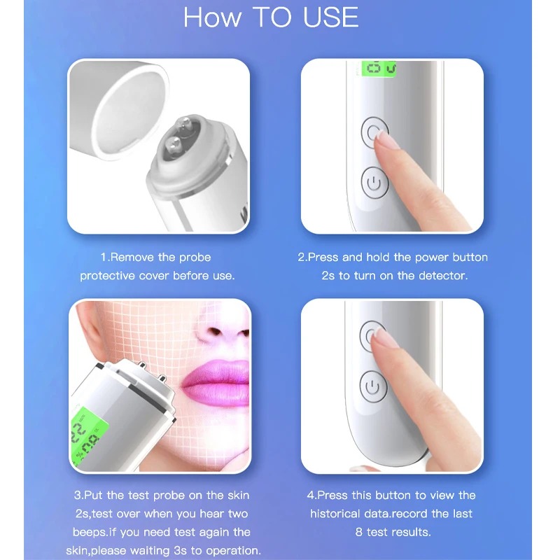 Portable Rechargeable Skin Ana - đánh giá và giá Galvanic Skin Sensor