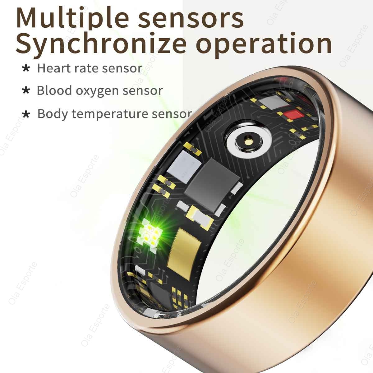 R09 Smart Ring Men Women with  - đánh giá và giá Temperature Ring Skin