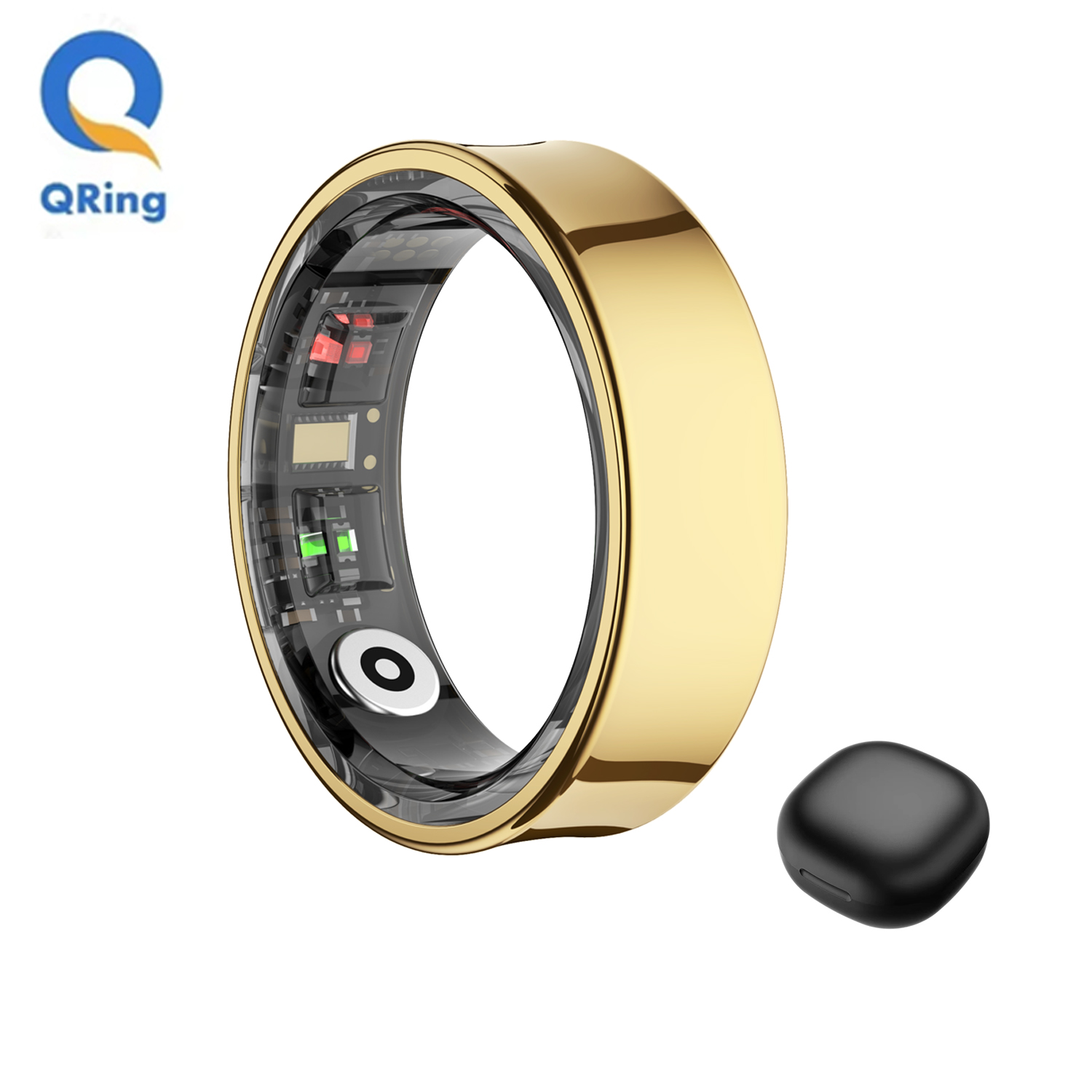 Smart Ring with Charging Case, - đánh giá và giá Temperature Ring Skin