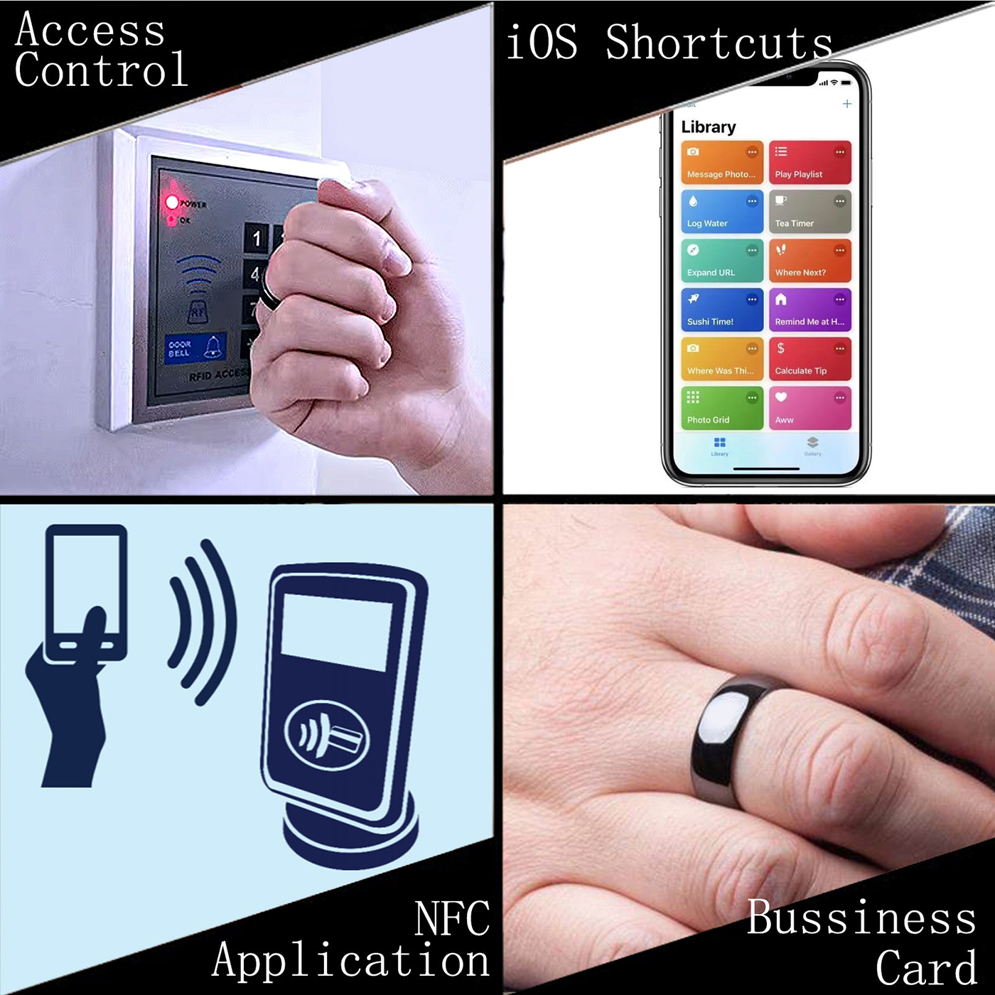 Ntag215 NFC Full Ceramic Smart - đánh giá và giá Smart Ring Nfc Pay