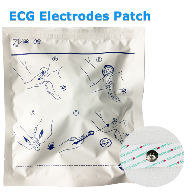 50pcs Disposable ECG Monitor E - đánh giá và giá Ecg Patch Monitor