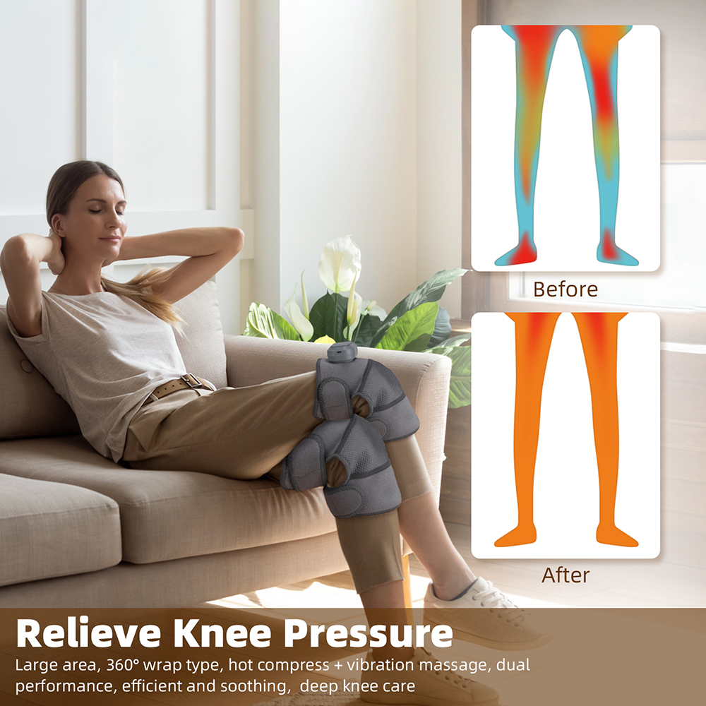 3 in 1 Cordless Heating Vibrat - đánh giá và giá Smart Knee Wrap