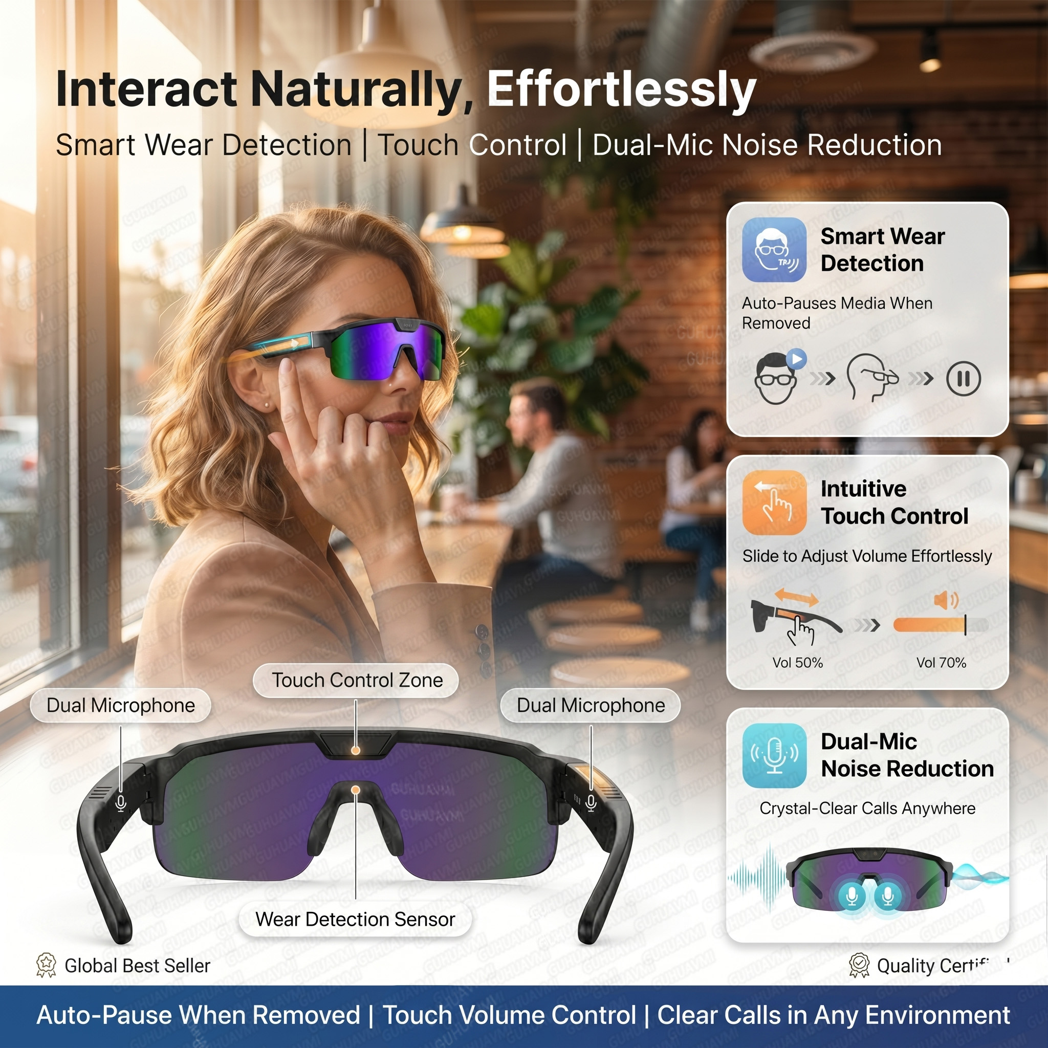 Smart Glasses with 4K HD Anti- - đánh giá và giá Smart Glasses Lens