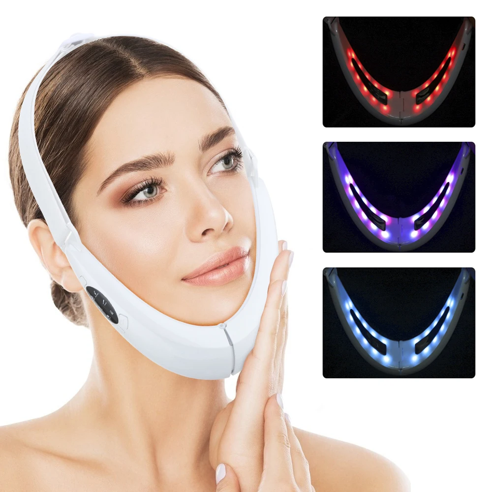 EMS V Shape Lift Belt Facial L - đánh giá và giá Galvanic Skin Sensor