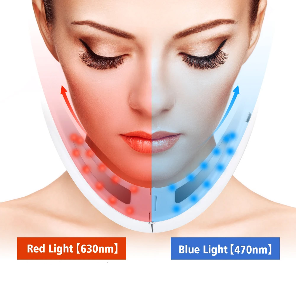 EMS V Shape Lift Belt Facial L - đánh giá và giá Galvanic Skin Sensor